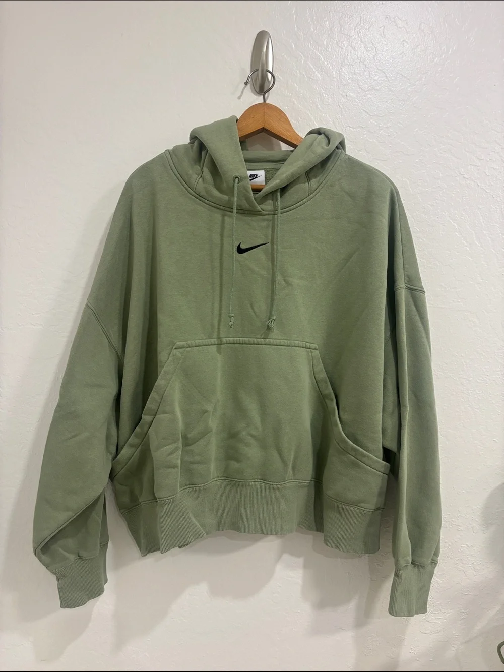 Nike Pullover Hoodie with Black Swoosh